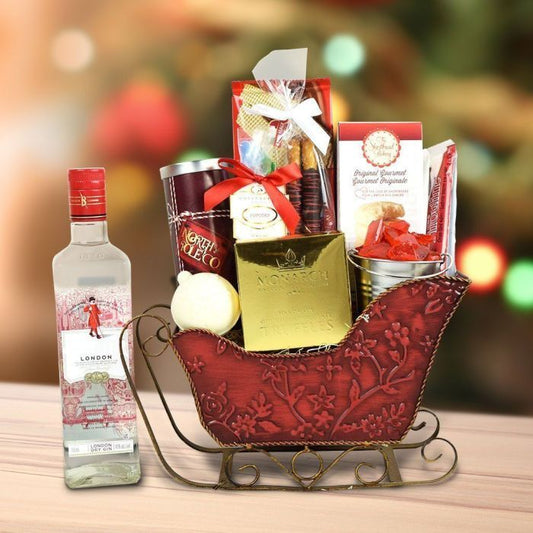 Santa’s Sleigh Of Treats With Gin