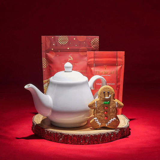 Warm Christmas Tea Gift Set, christmas gift, christmas, tea gift, tea, cookie gift, cookie