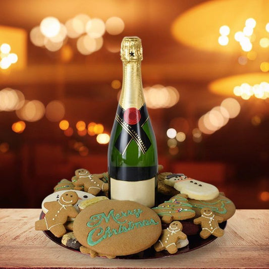 Champagne Gifts, Cookies Gift, Holiday Cookies & Champagne Gifts, The North Pole Company