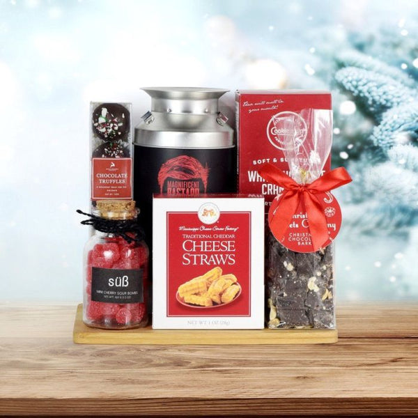 Coffee & Treats Christmas Basket